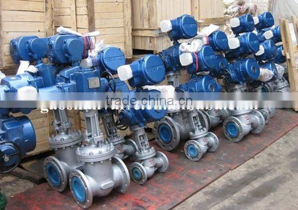 Pn16 stainless steel electric globe valve