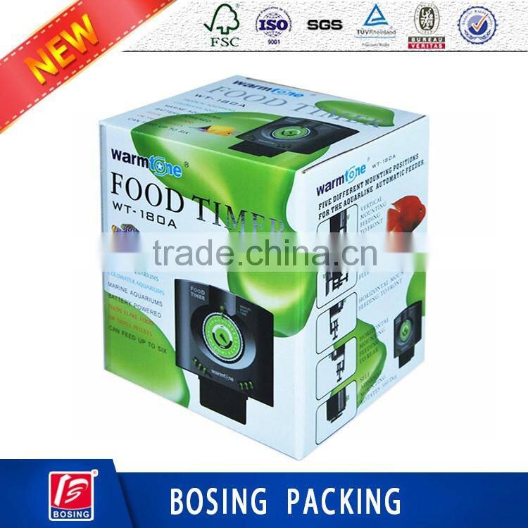 New style home appliance food timer corrugated carton box with custom design