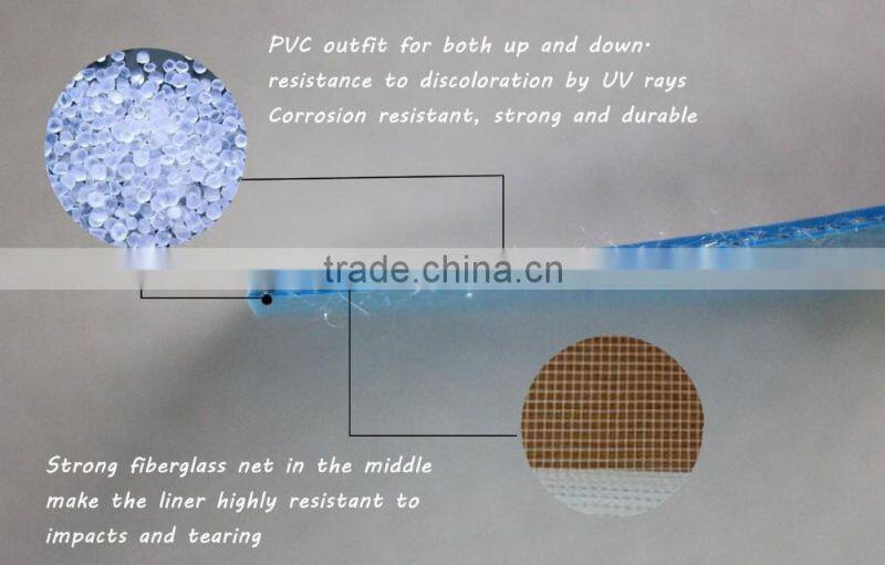 HDPE Material and Geomembranes Type swimming pool plastic liner