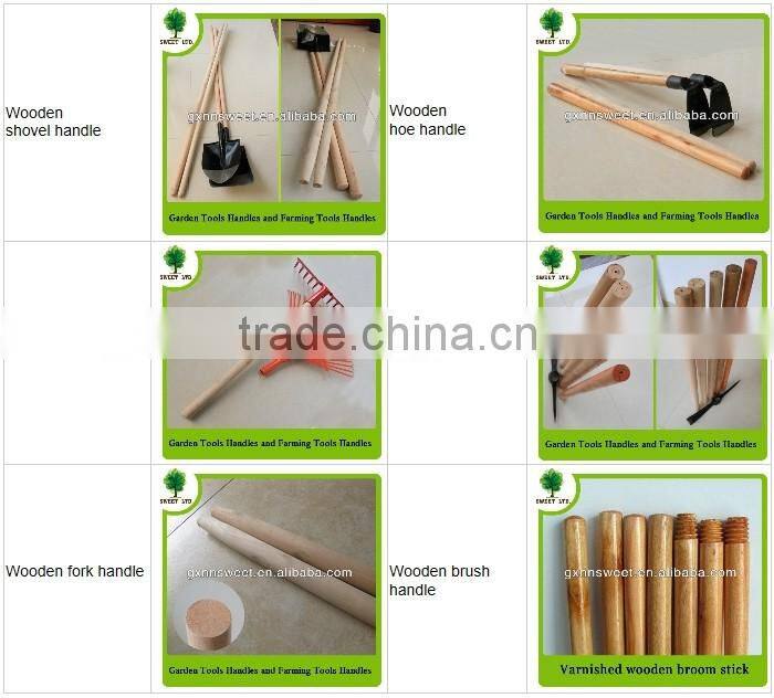 Plastic Thread Coated Wooden Broom Handles