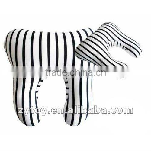 Cute Soft Flocked Fabric Stuffed Plush Neck Pillow