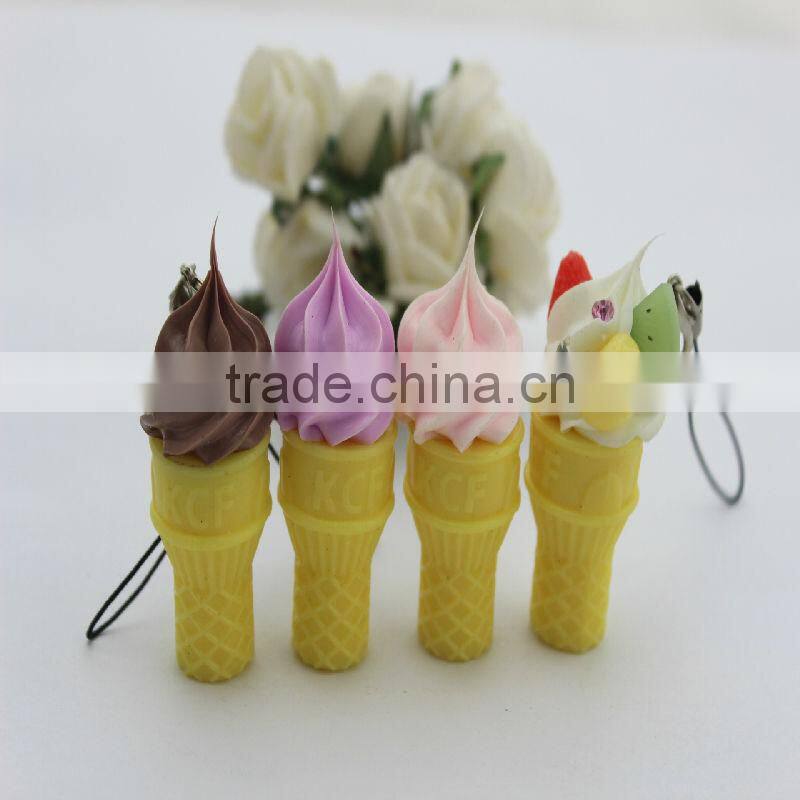 hotsalefake delicious mini sweet ice cream cone for business promotional gift items