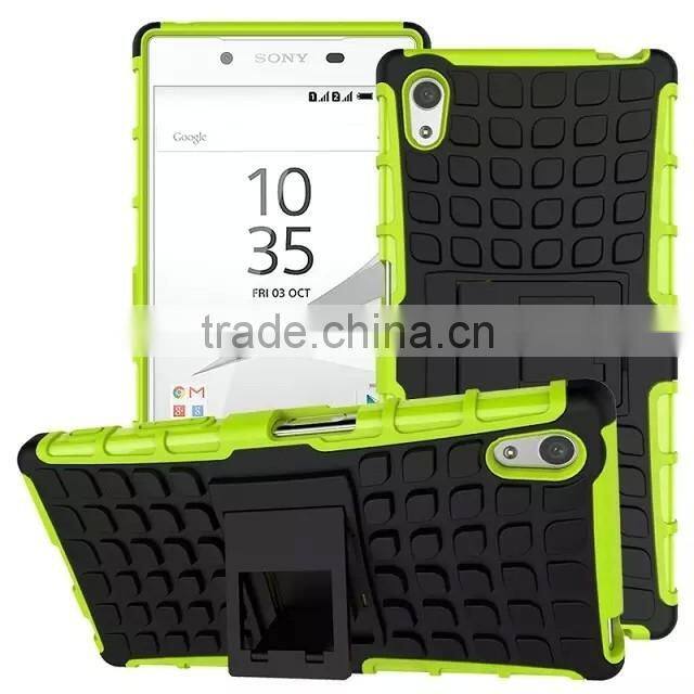 For SONY XPERIA Z5 DU Z5 E6603 E6633 Armor CASE Heavy Duty Hybrid Rugged TPU Impact Kickstand Hard ShockProof CASE OUT DOOR CASE