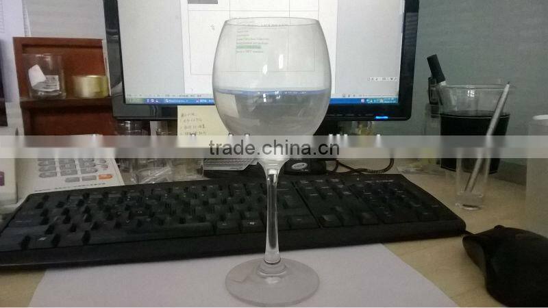 hot selling wholesale red wine high end glass goblet made in zibo,china