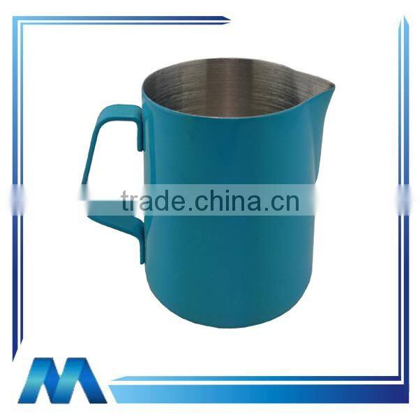 colorful stainless steel milk jug stainless steel milk ketlle stainless steel milk beaker