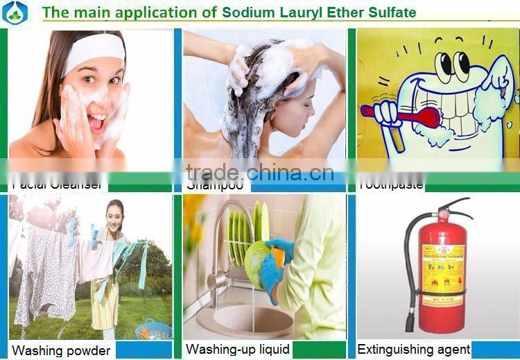 top quality manufacturing detergent Sodium Lauryl Ether Sulfate Sles 70%