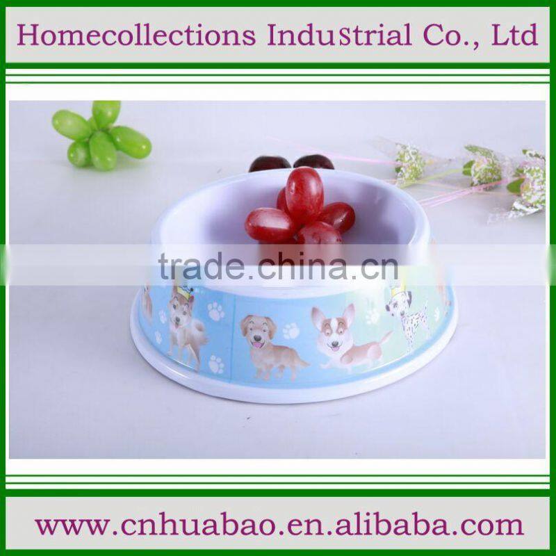 2016 cute plastic pet bowl, cheap dog water bowl, pp cat food feeder