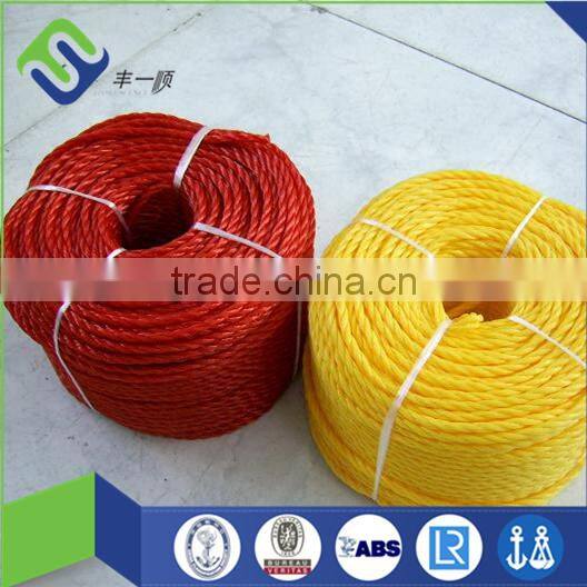 4mm-30mm 3 strand twisted/braided polyethylene rope