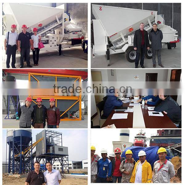 2017 hot sale movable horizontal cement silo for sale