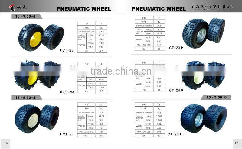 Pneumatic tubless wheel for Agriculture
