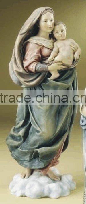 religious craft Mary and baby Jesus