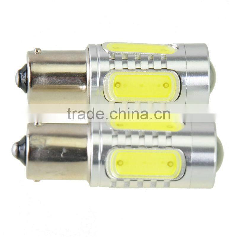 2 x HID White Car 1156 BA15S 7.5W Xenon LED Bulb Signal Turn Tail Light