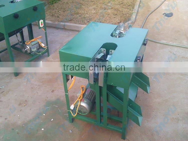 High efficiency fresh garlic root cutting machine