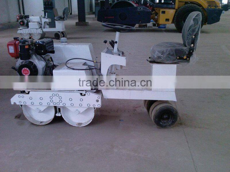 Lutong LTC08H 0.8T Double Drum Hydraulic Vibrator Road Roller price