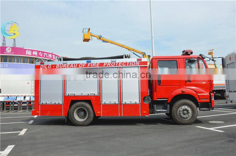 4X2 SINOTRUK 8000 liter water tank fire truck for sale