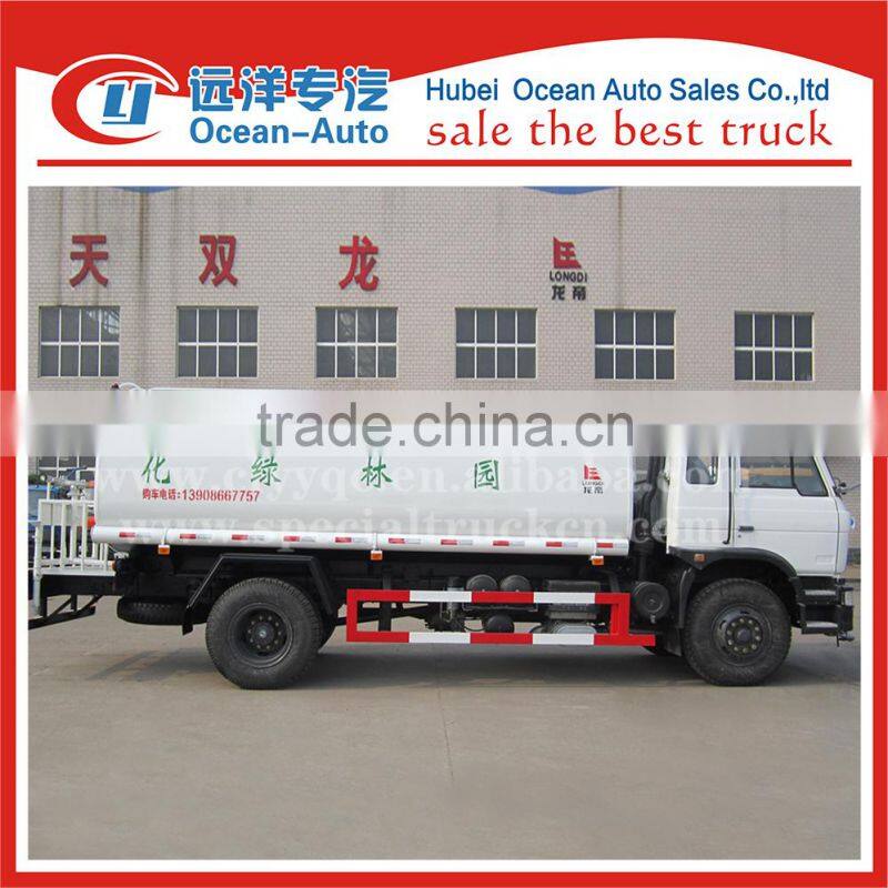 Dongfeng new 4X2 drive wheel 15ton water tender trucks
