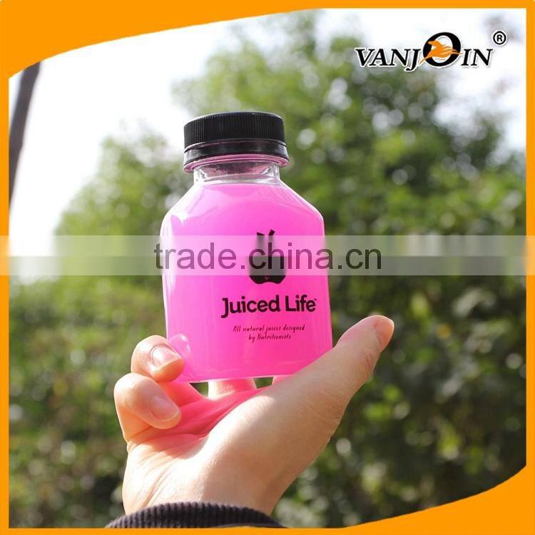 Mini Square Cold Pressed Juice Bottles BPA Free