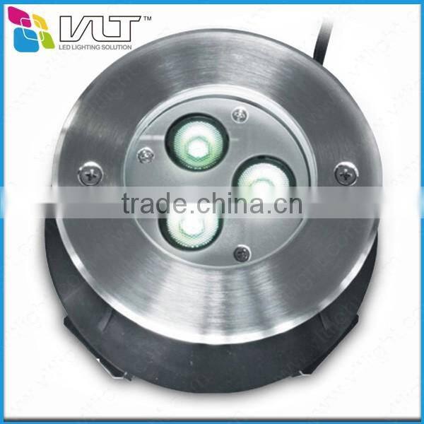 VLT IP68 RUW-0309 stainless steel waterproof 9w recessed led underwater light