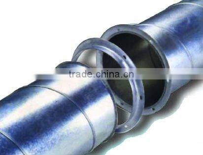 Section bending machine for air duct flange connection