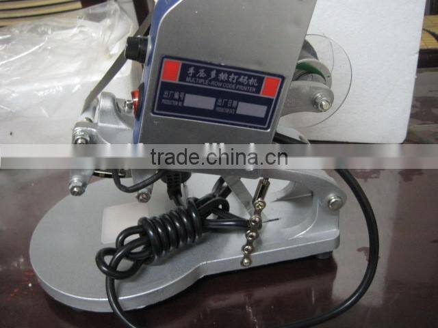 DY-8 Manual Hot Foil Stamp Date label Printer Ribbon Coding Machine