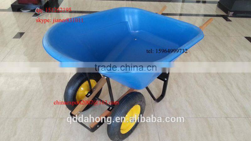 Heavy Duty Construction Plastic Wheelbarrow WH8802