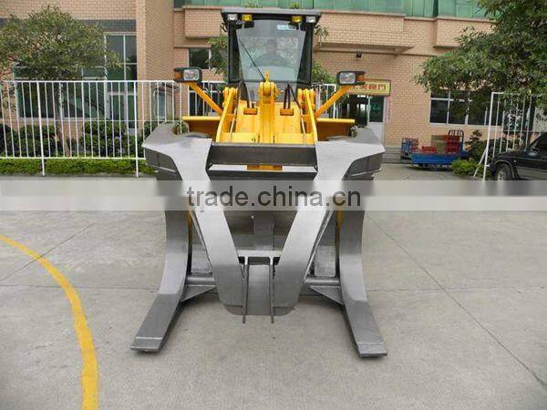 Log grapper loader JGM738J wheel loader with quick shift equipment