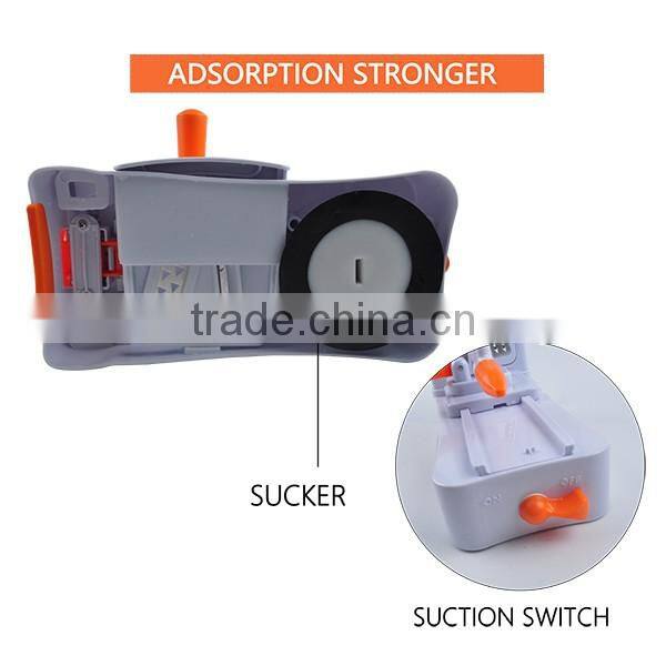 Free plan One-step service support stainless steel tri-blade spiral vegetable slicer