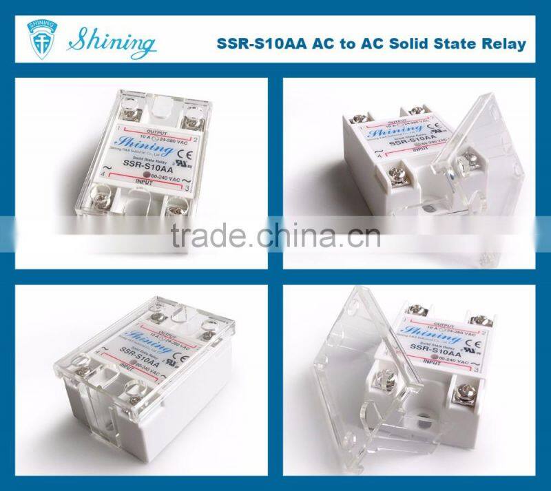 SSR-S10AA 10A 24V Solid State Dpdt Relay Symbol CE Compliant