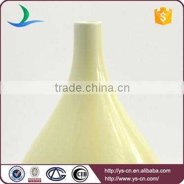 Carved Ivory Ceramic Decoration Flower Vase