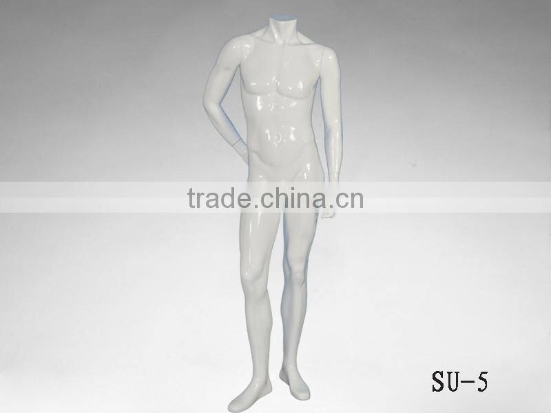 China Factory Fashion Fiberglass Male Mannequins Without Head