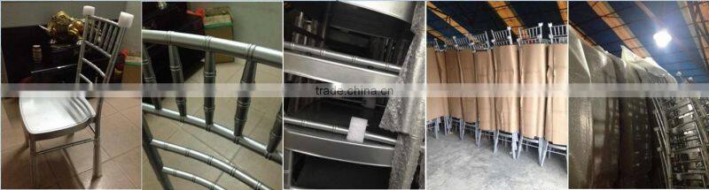 Made from SinoFur wedding aluminum chiavari chairs