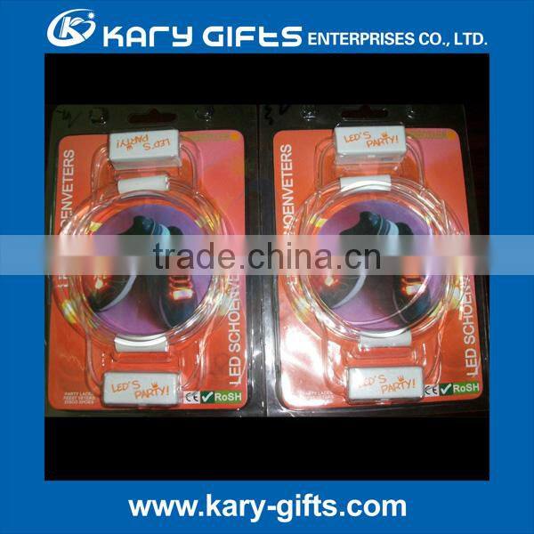 Flashing LED Shoe Lace Promotion Party Favor LED Shoestring