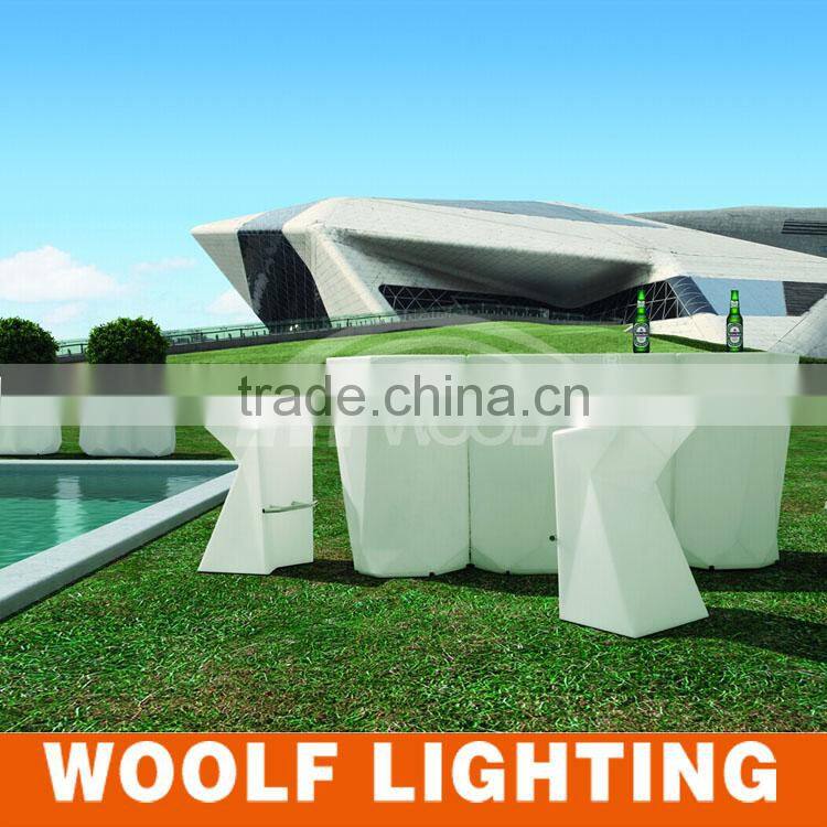 Rechargeable High Quality All Shapes and Sizes Lighted Up Modern LED Bar Table