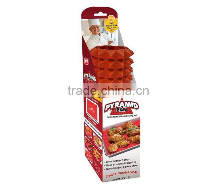 Pyramid Pan Fat Reducing Silicone Cooking Mat