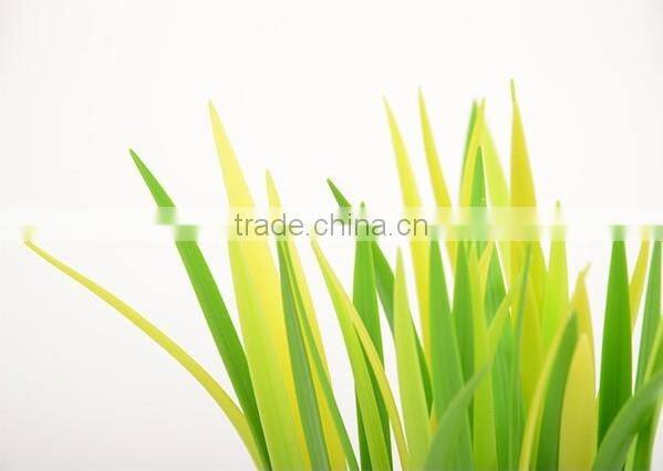 M095 custom Grass shape color small plastic writing ballpoint pen wholesale