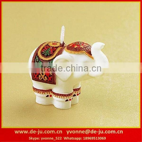 Thailand Elephant Shaped Handmade Clearly Carving Candle Supplies