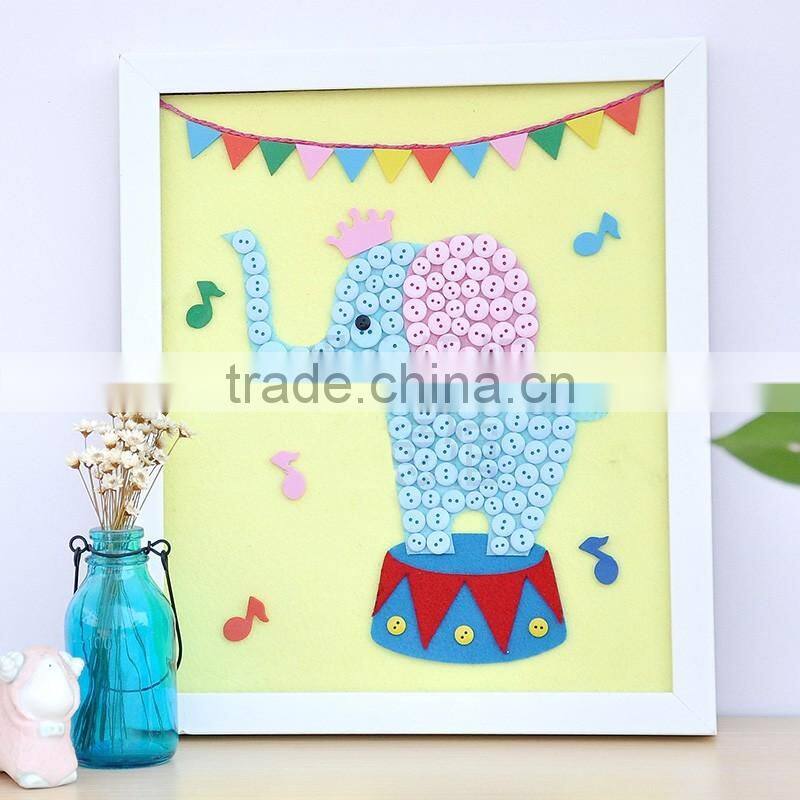 16052510 factory directly selling for Children handmade ready cutting felt puzzle kit