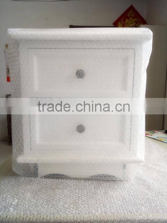 White Two Drawers Wooden Cabinet for Living Room Furnitures