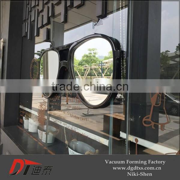 Customized home decorate hang mirrors by vacuum forming