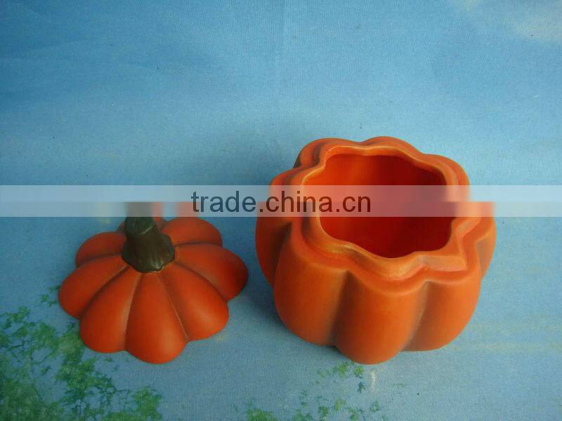 ceramic fruit jar apple candy teabag sauce jar pear cookie jar pumpkin candle holder