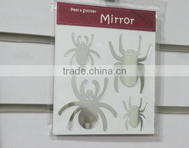 Spider Reflective Mirror Wall Sticker
