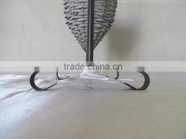 Rattan woven flower vase wicker