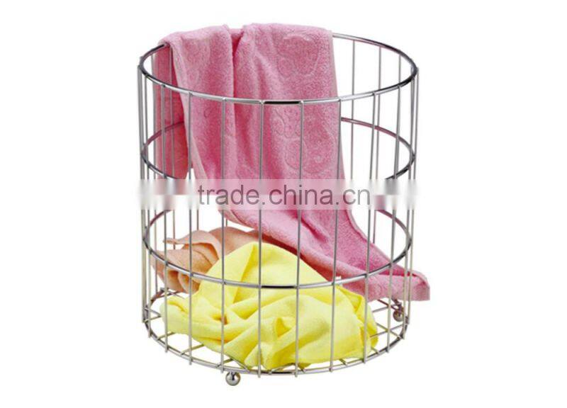 New arrived cheap mental towel basket for hotel supplies