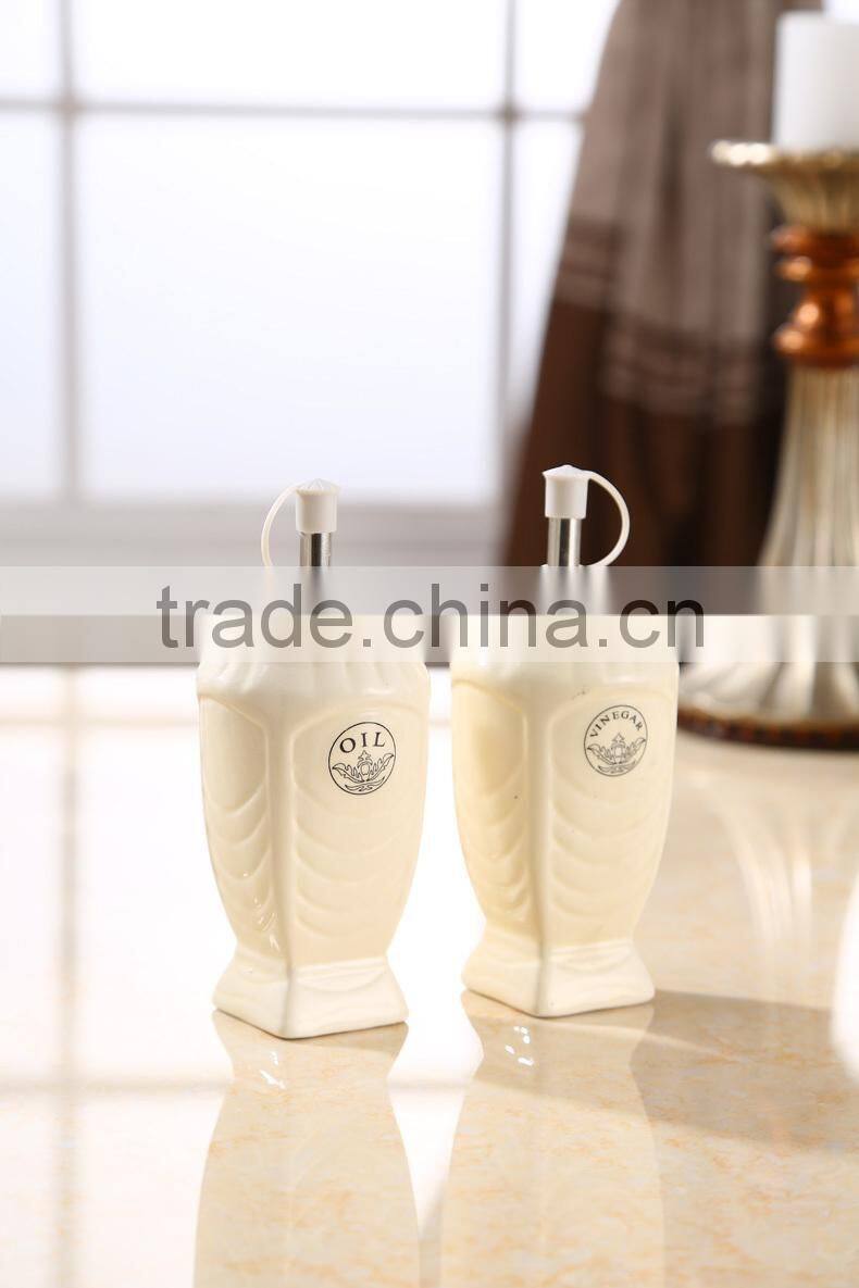 caremic canister set with stainless metal stand