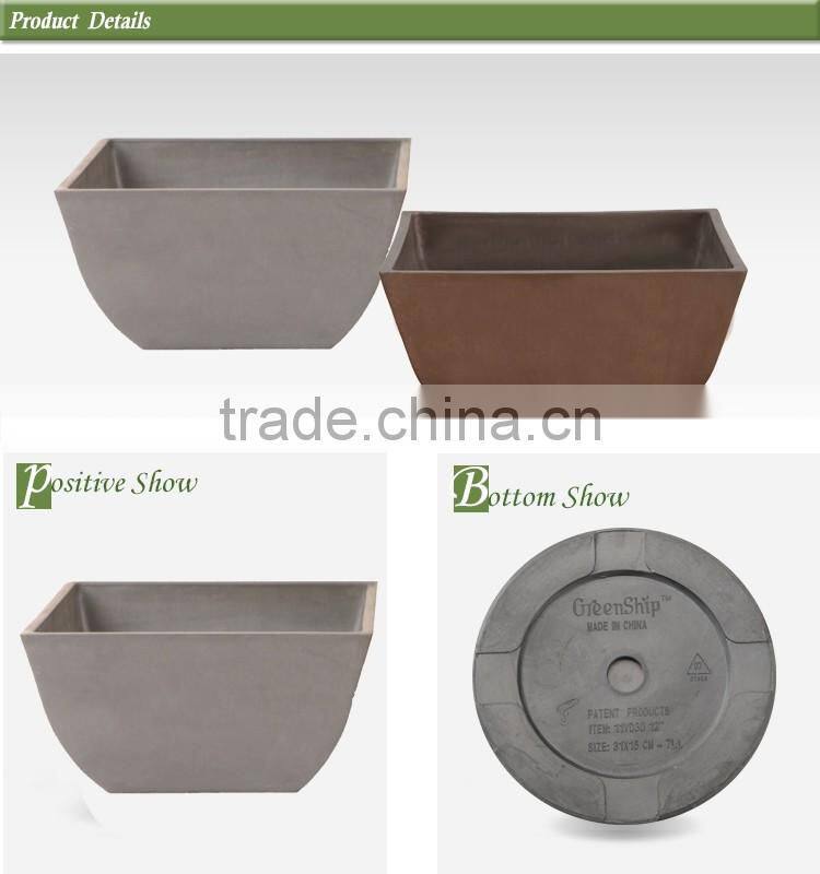 high quality garden planter/hot selling/20 years/indoor/UV protection