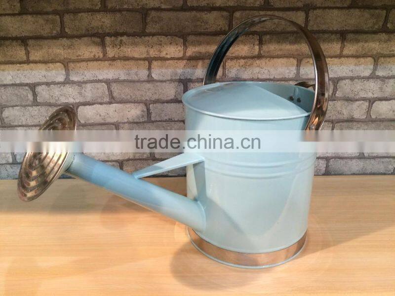 10L Large Capacity Garden Galvanized Steel Watering Can