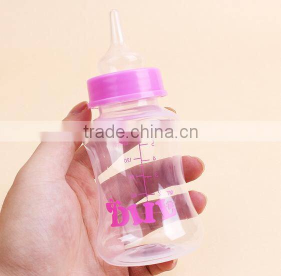 Wholesale plastic little pet milk bottles water bottle set