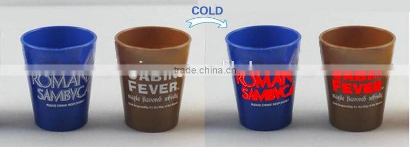 food grade color changing wine glass with magic for promotional