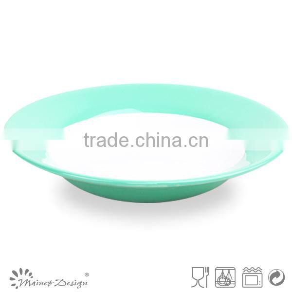 broad edge high quality bright glaze cup and saucer