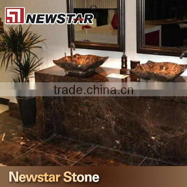 High quality Made in China emperador dark marble countertop
